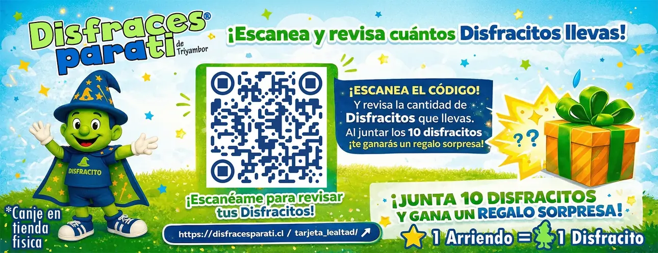 Tarjeta de lealtad Disfracitos