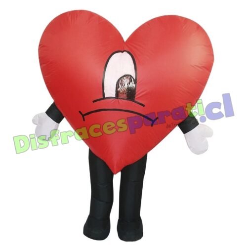 CORAZÓN BAD BUNNY INFLABLE CORAZÓN BAD BUNNY INFLABLE