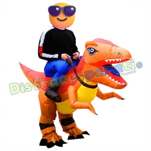 DINOSAURIO MONTADO INFLABLE DINOSAURIO MONTADO INFLABLE