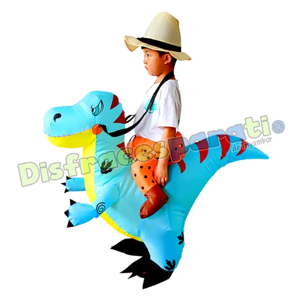 MINI DINO MINI DINO MONTADO INFLABLE NIÑO/A