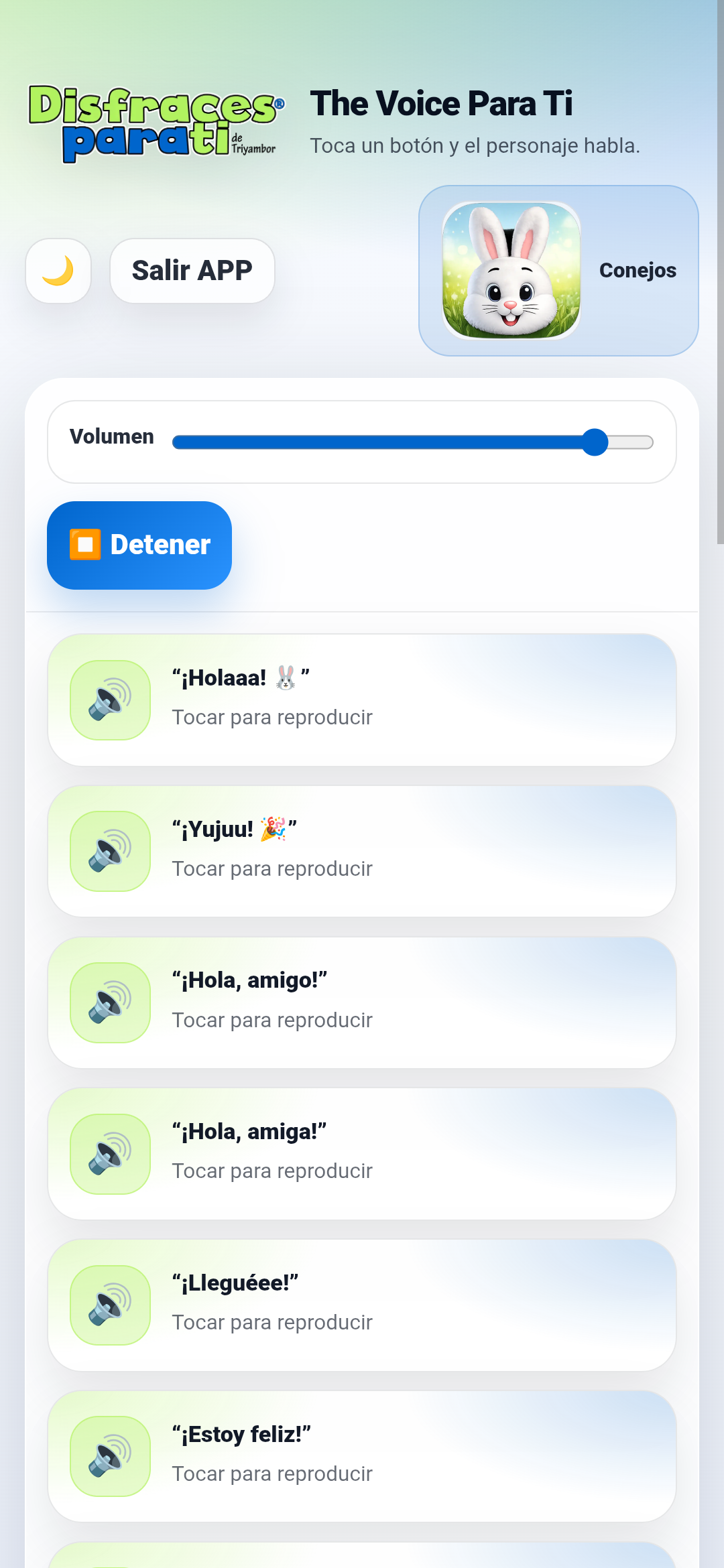 The Voice Para Ti - Captura modo claro