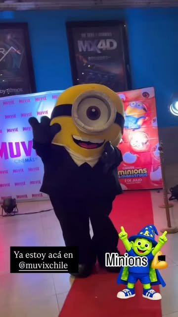 Nuestro Minions fue el protagonista en el estreno. Llevando magia y felicidad a todos los asistentes.