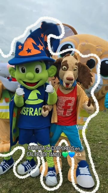 Nuestro Bello Disfracito fue parte de la Corrida de CORPOREOS en Calera de Tango y la paso increíble 😍🫶🏻 #corporeos #chile #ᴘᴀʀᴀᴛɪ #regionmetropolitana #reels